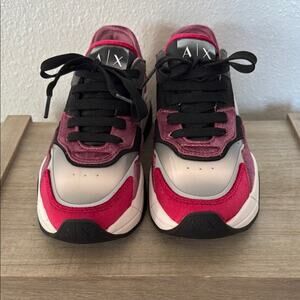 A/X Armani Exchange Women's  Sneakers - Black, Pink,Grey,White